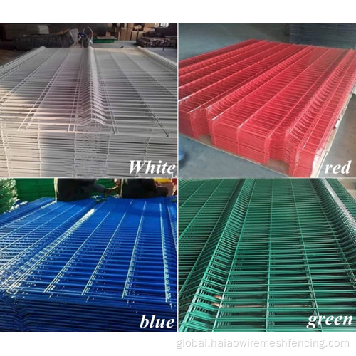 3D Panel Fence PVC Coated 3D Curved Welded Wire Mesh Fence Manufactory
